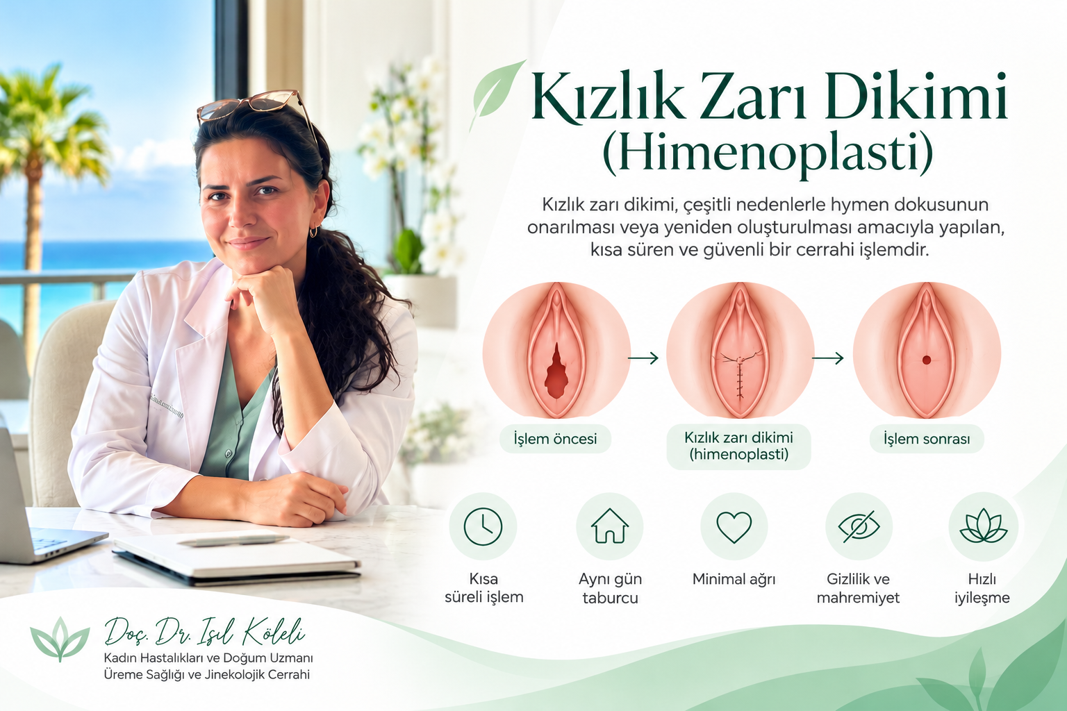 kızlık zarı dikimi(himenoplsti)-Doç. Dr. Işıl Köleli, Antalya